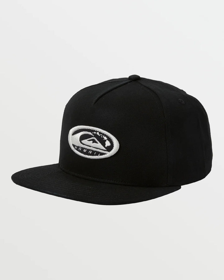 QUIKSILVER HI SATURN ISLAND SNAPBACK - BLACK