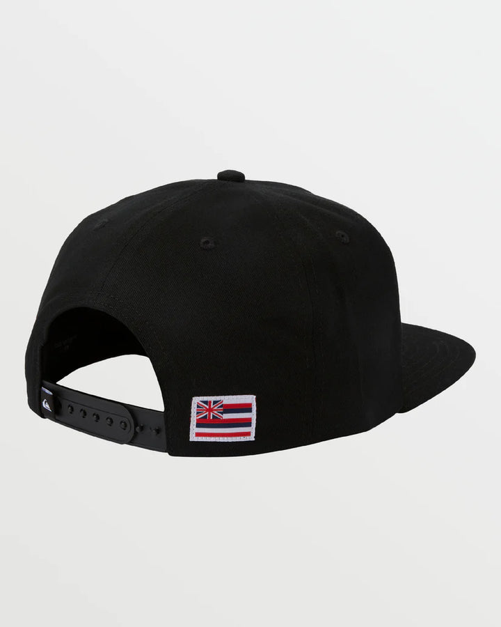 QUIKSILVER HI SATURN ISLAND SNAPBACK - BLACK