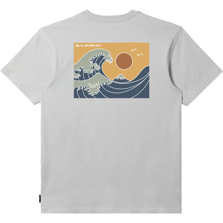 QUIKSILVER TSUNAMI TEE - GRAY