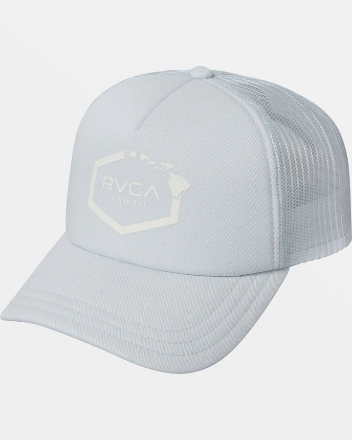 RVCA HAWAII HEX FOAM WOMENS TRUCKER - BLUE