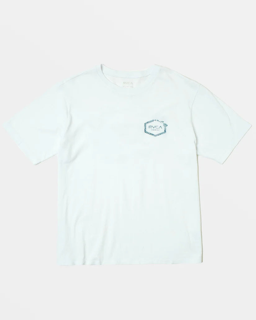 RVCA HAWAII HEX WOMENS TEE - WHITE