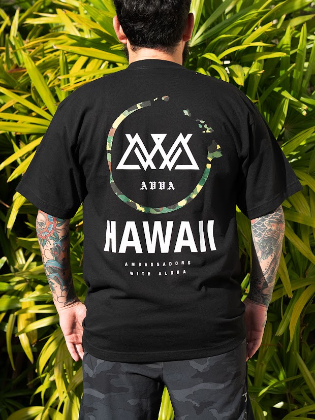 AVVA BEACH STREET TEE - BLACK