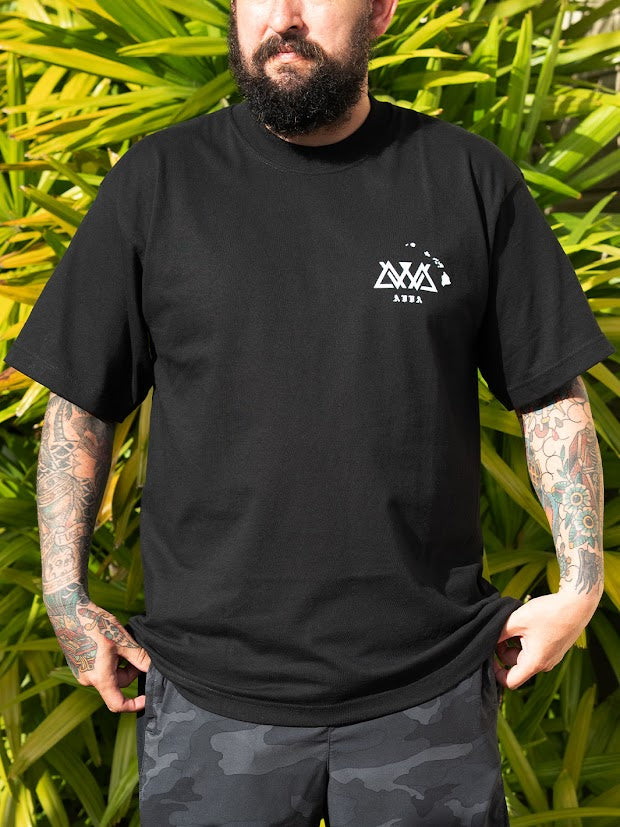 AVVA BEACH STREET TEE - BLACK