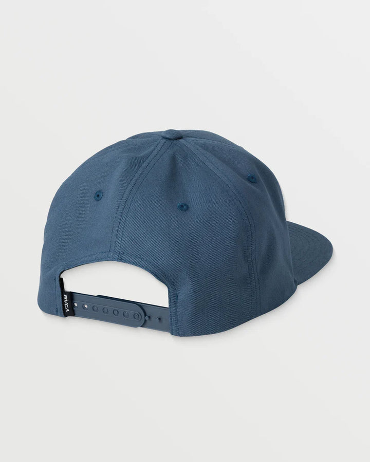 RVCA ISLAND HEX SNAPBACK HAT - DUCK BLUE