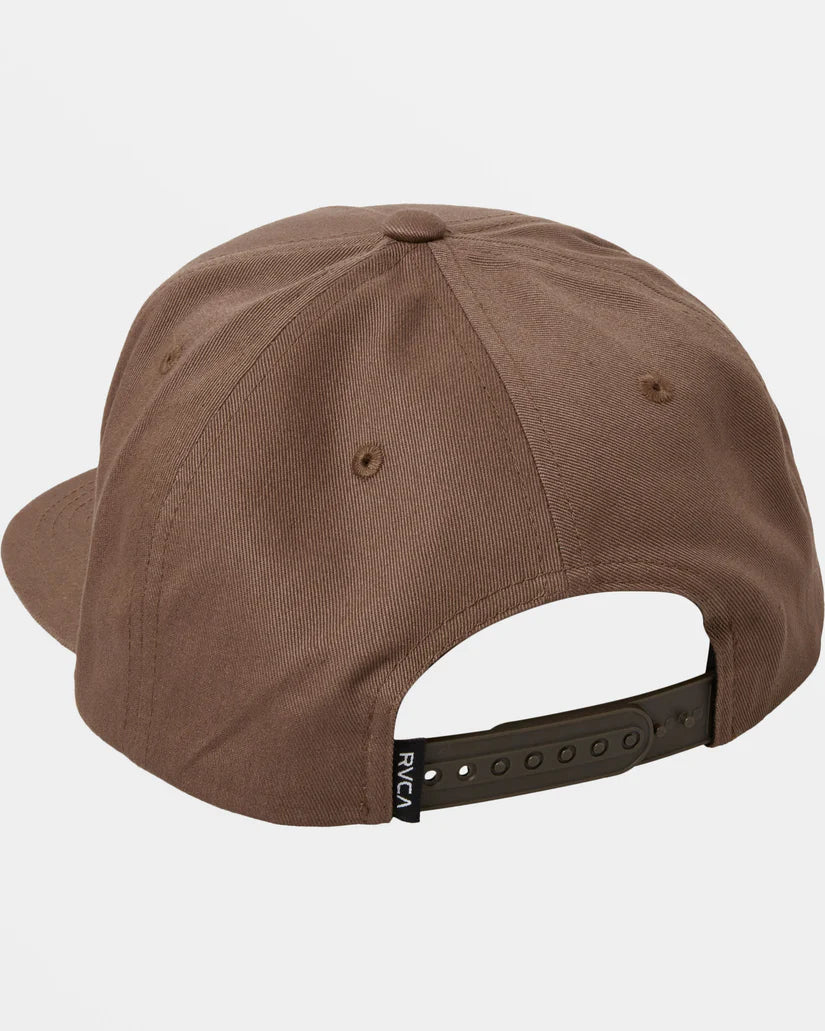 RVCA VA ALL THE WAY SNAPBACK - WOOD BROWN