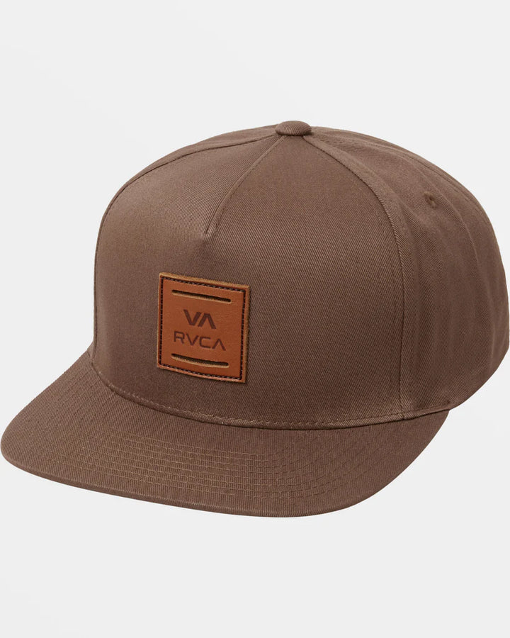 RVCA VA ALL THE WAY SNAPBACK - WOOD BROWN