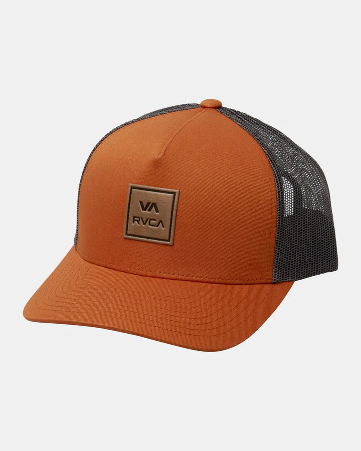 RVCA VA ATW CURVED BRIM TRUCKER - ADOBE ORANGE