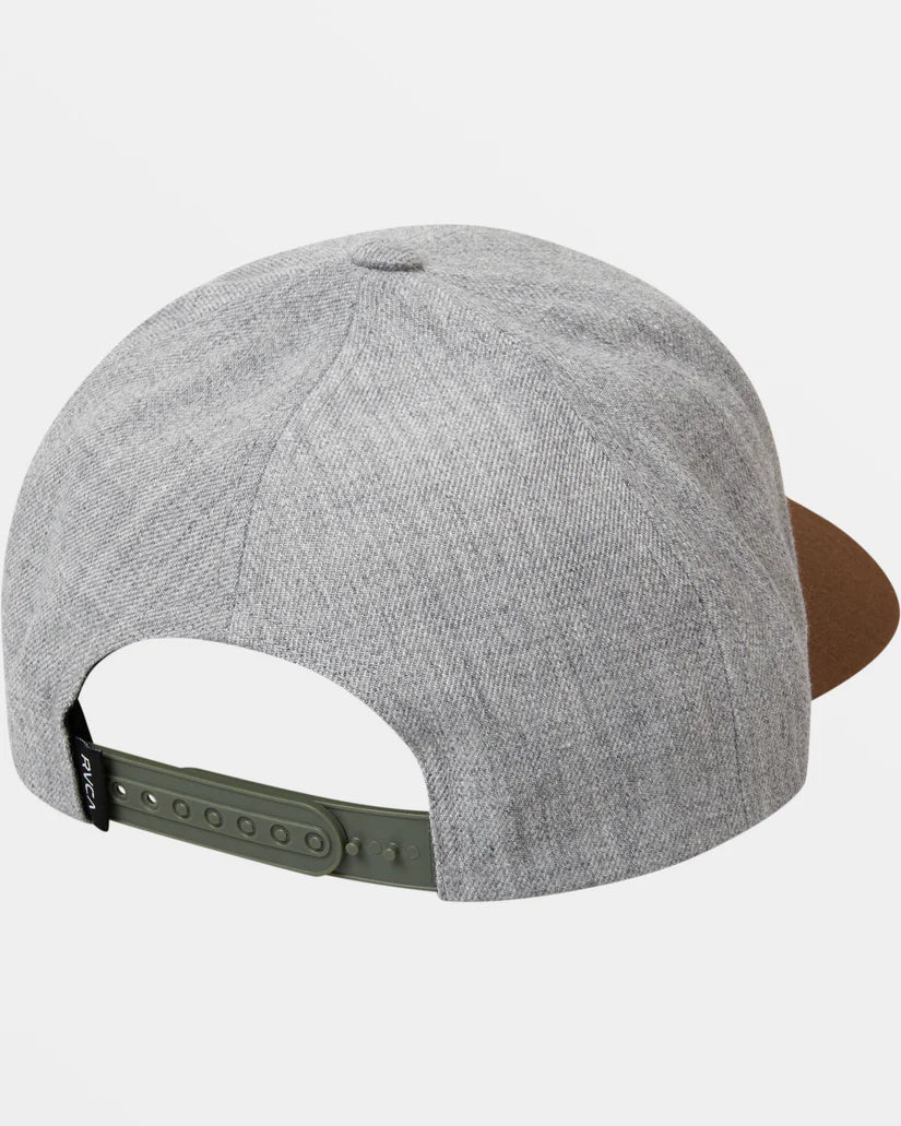 RVCA PLATFORM SNAPBACK - HEATHER GRAY