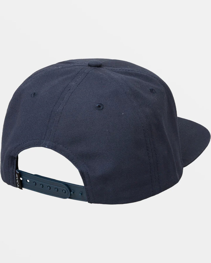 RVCA METALURGY SNAPBACK HAT - NAVY