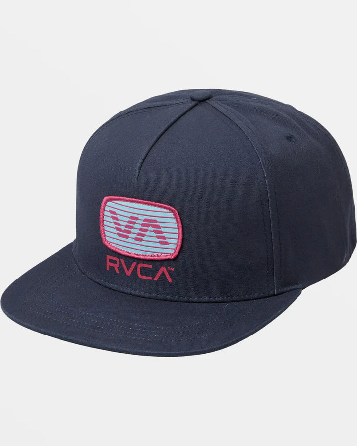 RVCA METALURGY SNAPBACK HAT - NAVY