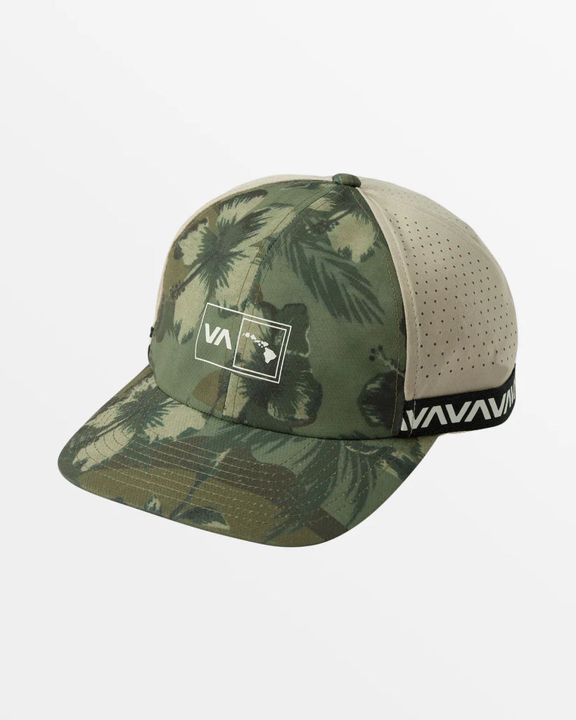 RVCA FLORAL CAMO VENT CAP - GREEN – Hawaiian Island Creations