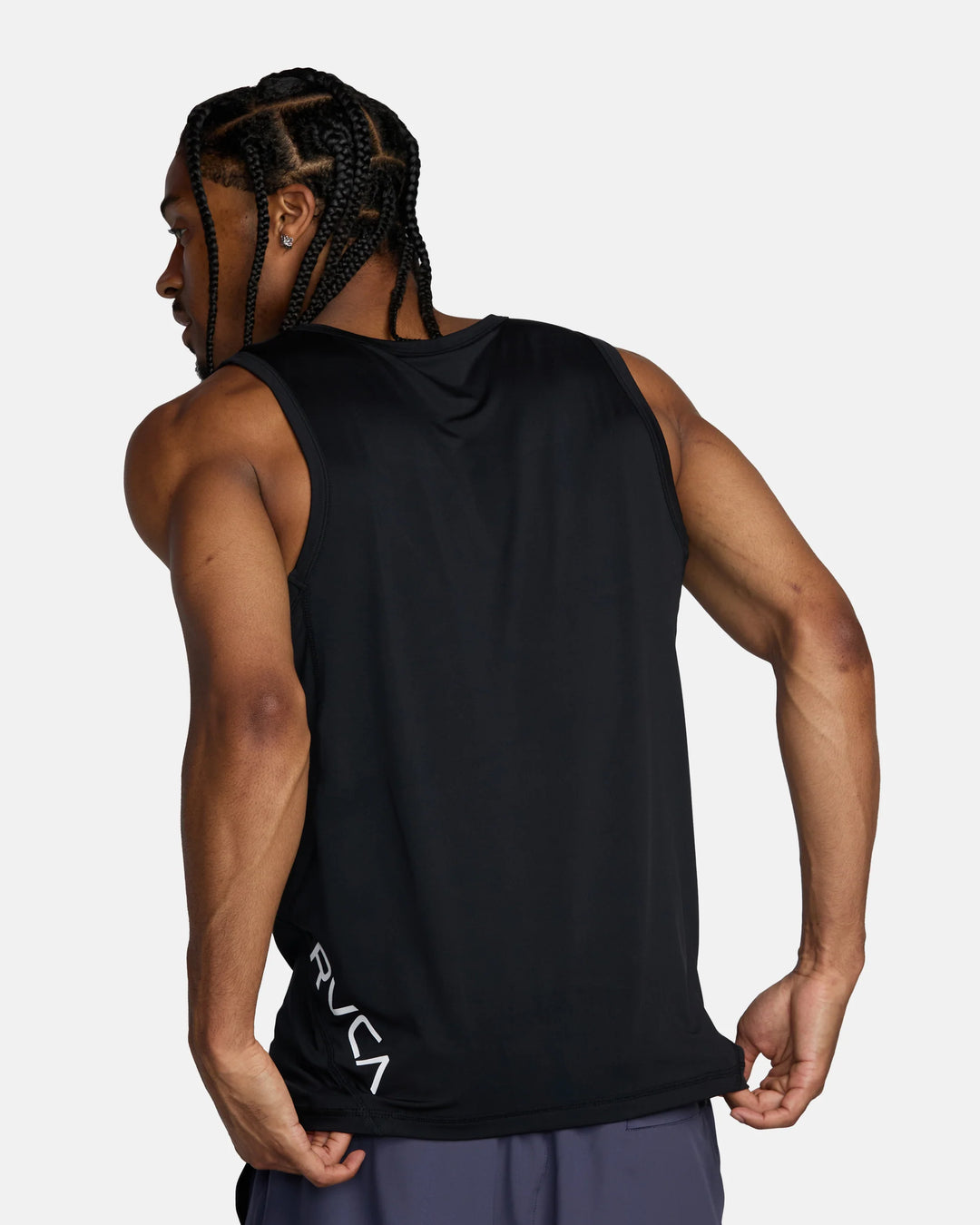 RVCA HAWAII SPORT VENT TANK - BLACK