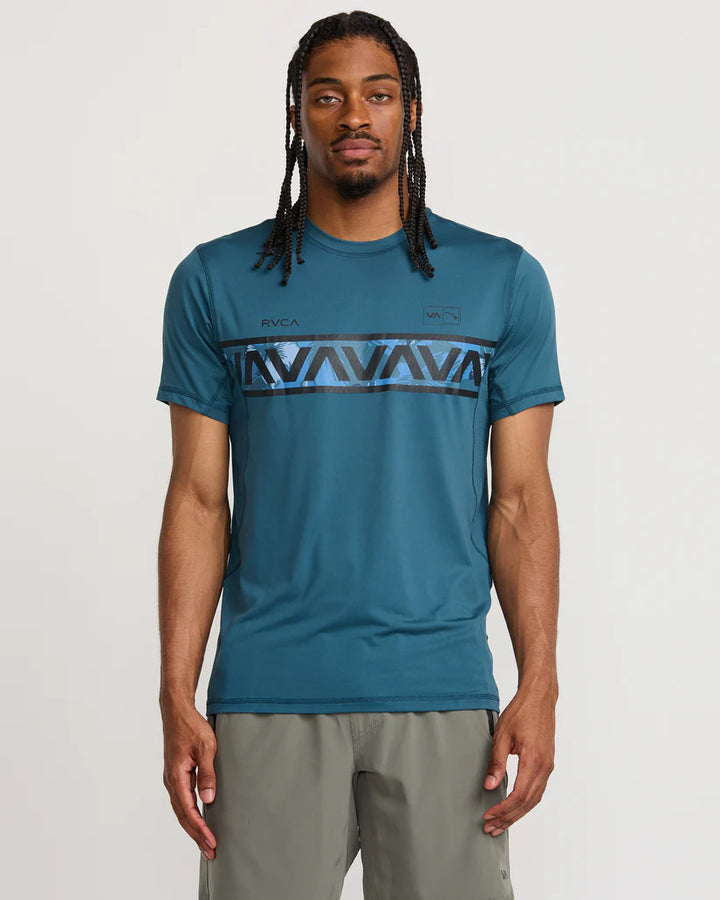 RVCA HAWAII SPORT VENT SHIRT - TEAL