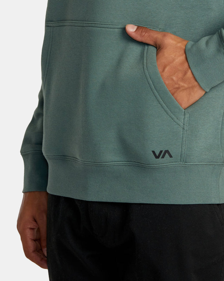 RVCA BIG RVCA HOODIE - JADE GREEN