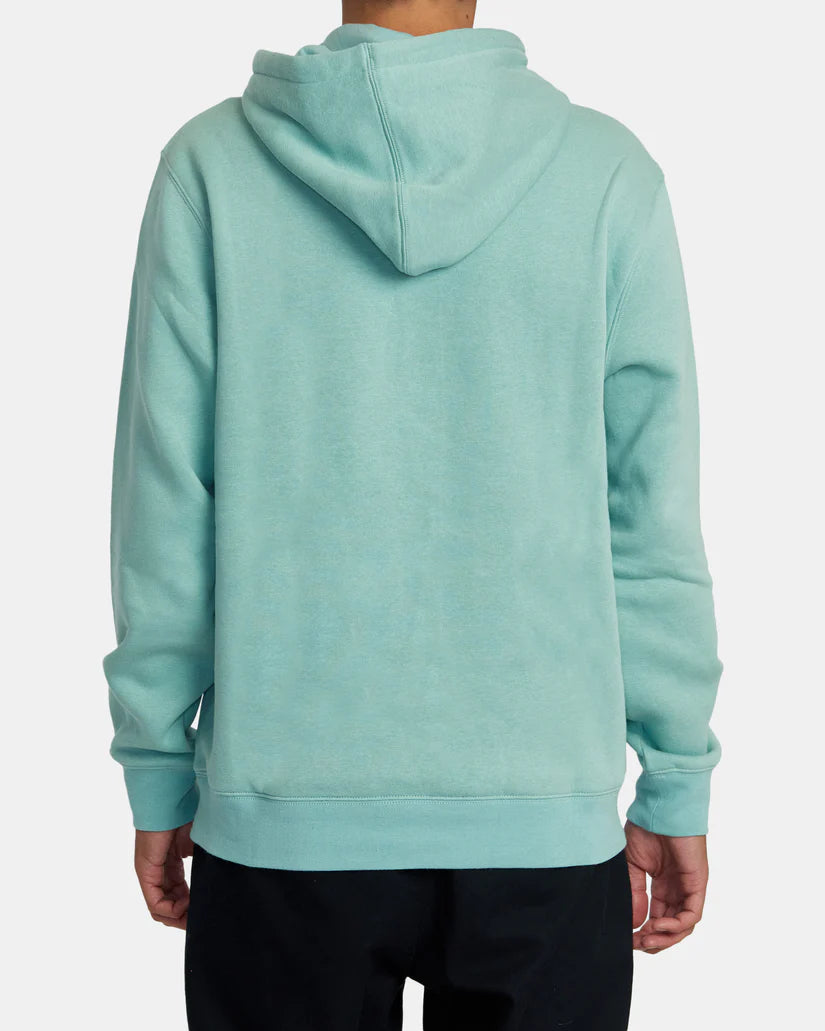 RVCA BIG RVCA HOODIE - GRANITE GREEN