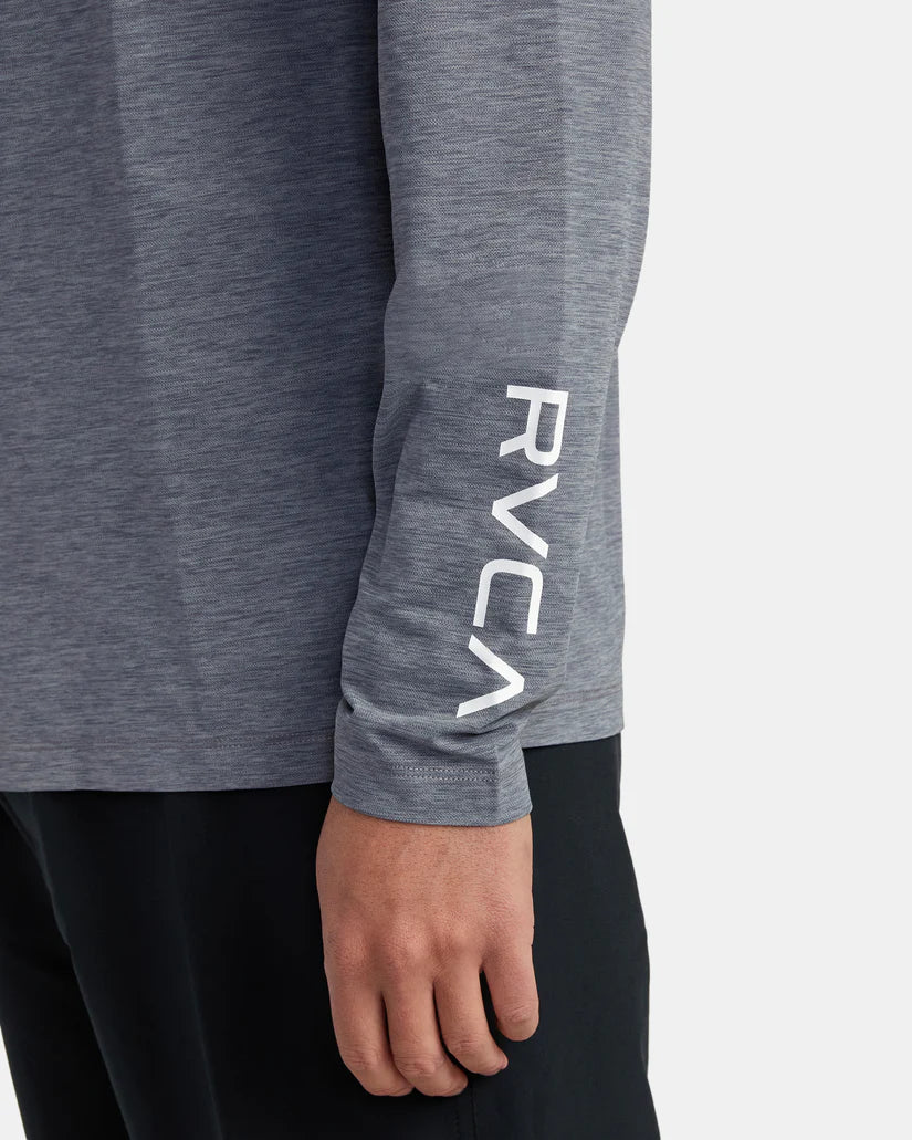 RVCA SURF SHIRT LONG SLEEVE - HEATHER GRAY