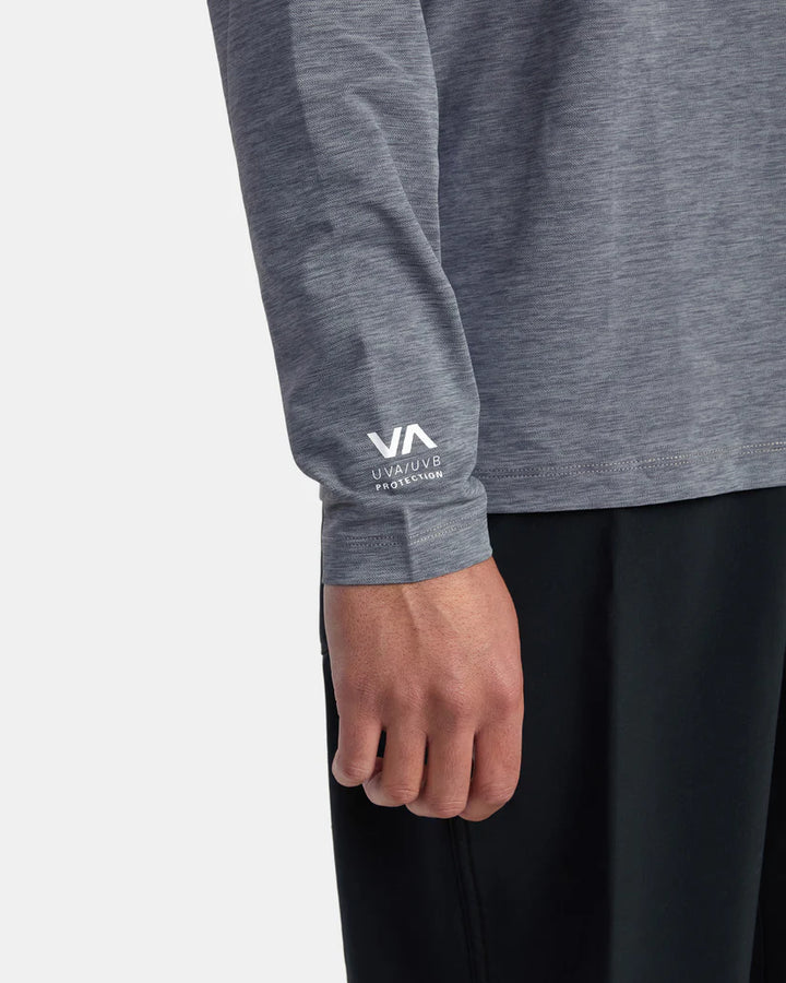 RVCA SURF SHIRT LONG SLEEVE - HEATHER GRAY