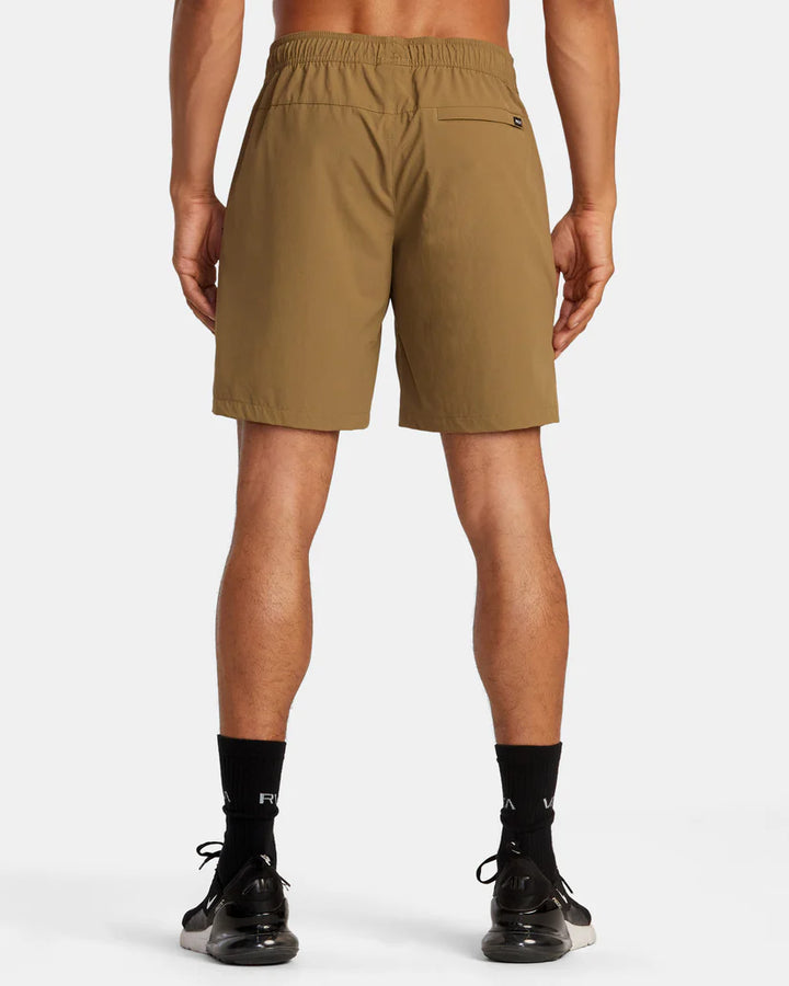 RVCA SPECTRUM TECH SHORT UTILITY SHORTS - CAMEL