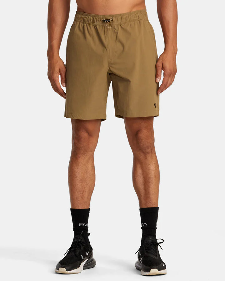 RVCA SPECTRUM TECH SHORT UTILITY SHORTS - CAMEL