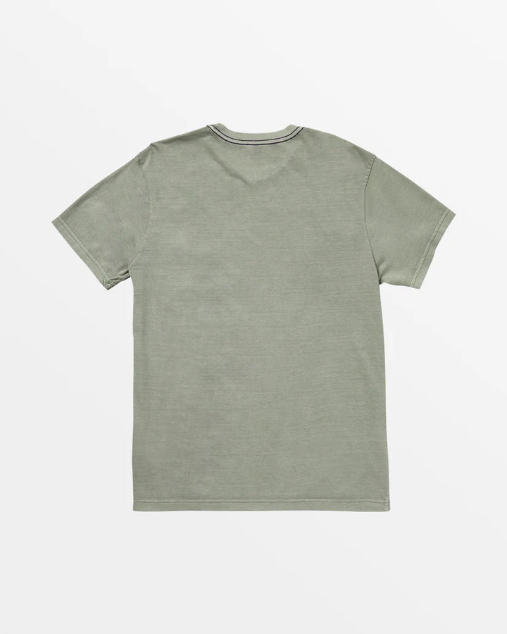 RVCA ISLAND HEX POCKET TEE - GRAY