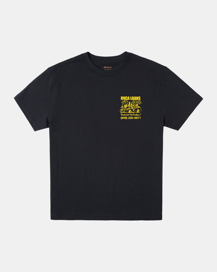 RVCA RVCA LOANS TEE - BLACK