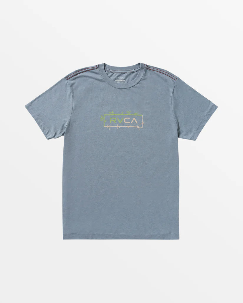 RVCA BORDERED TEE - STONE