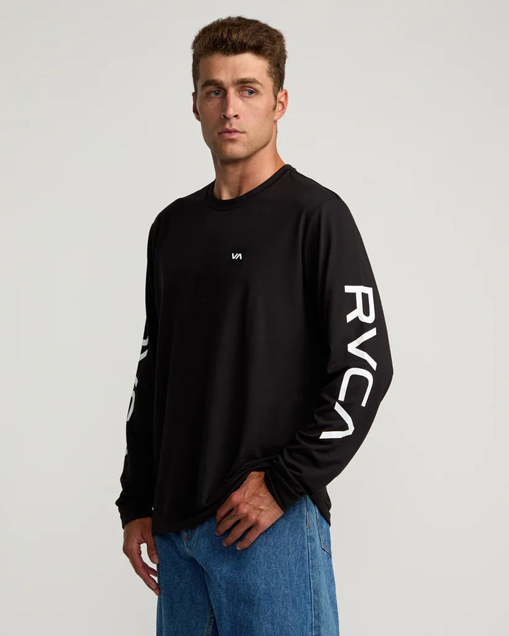 RVCA 2X LONG SLEEVE - BLACK