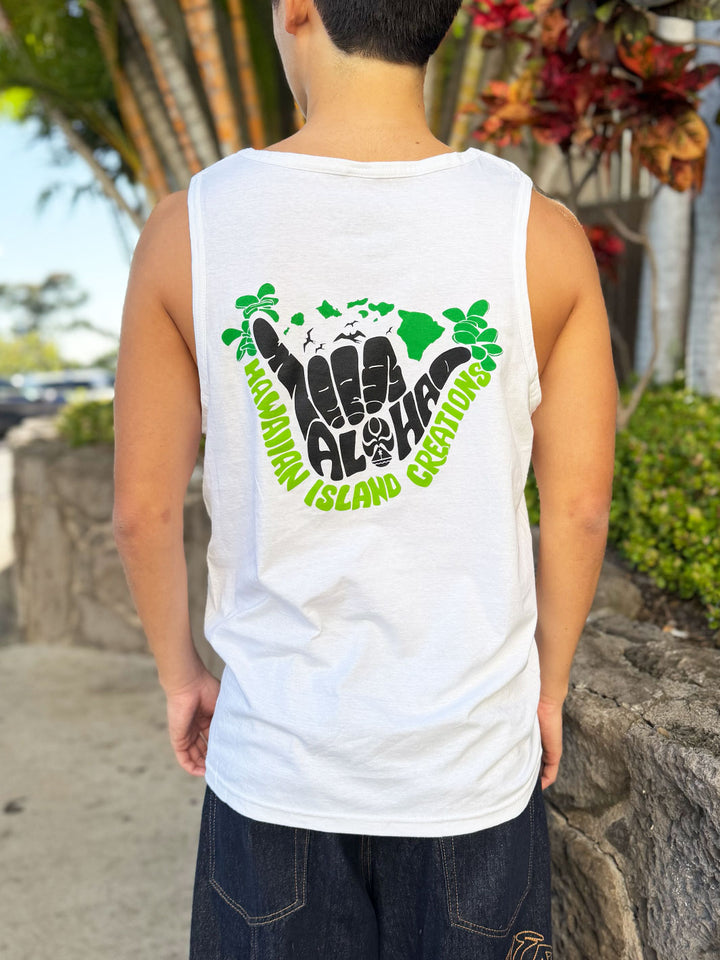 HIC ALOHA GO AROUND TANK TOP - WHITE