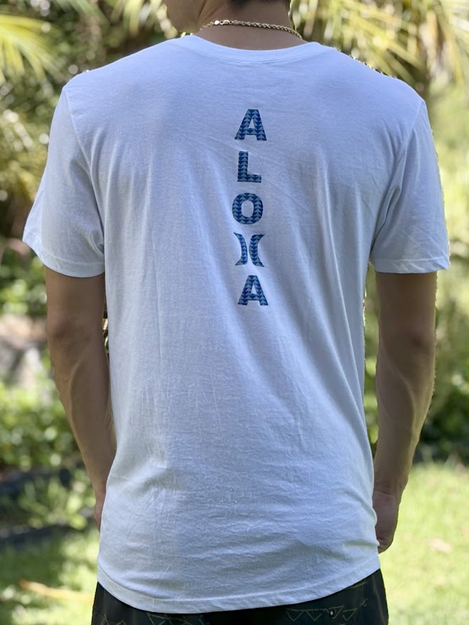 HURLEY ALOHA FILL TEE - WHITE