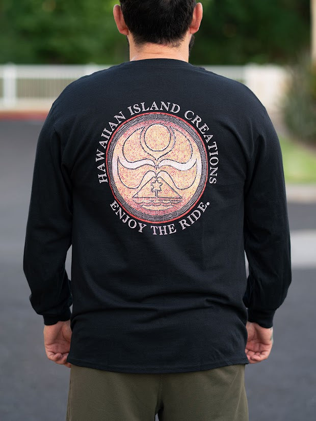 HIC ANCIENT DOT LONG SLEEVE TEE - BLACK