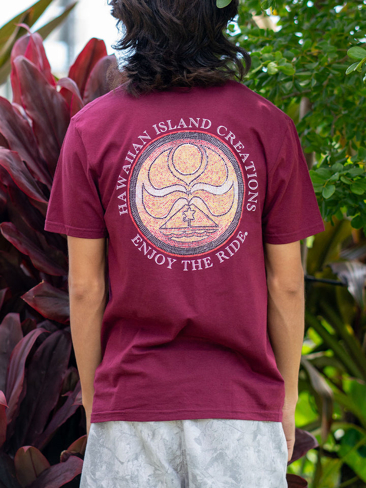 HIC ANCIENT DOT TEE - MAROON