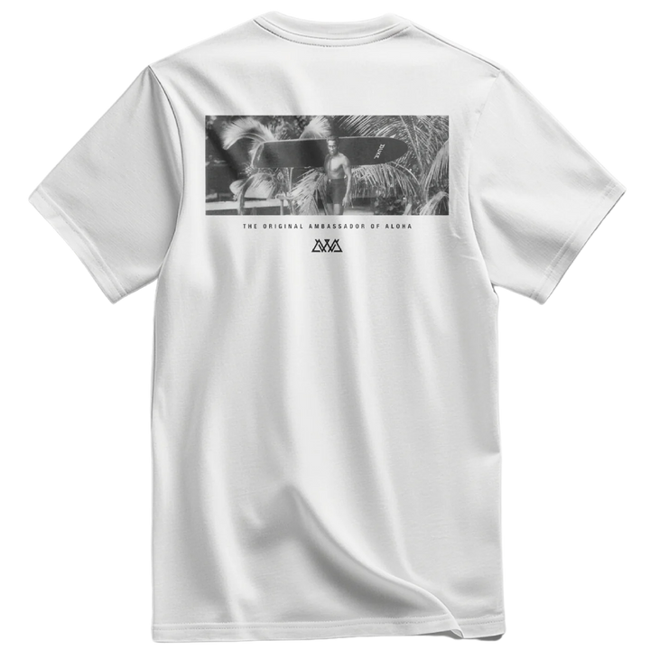 AVVA DUKE BOARD OVER SHOULDER TEE - WHITE