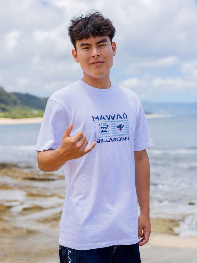 BILLABONG KAHILI TEE - WHITE