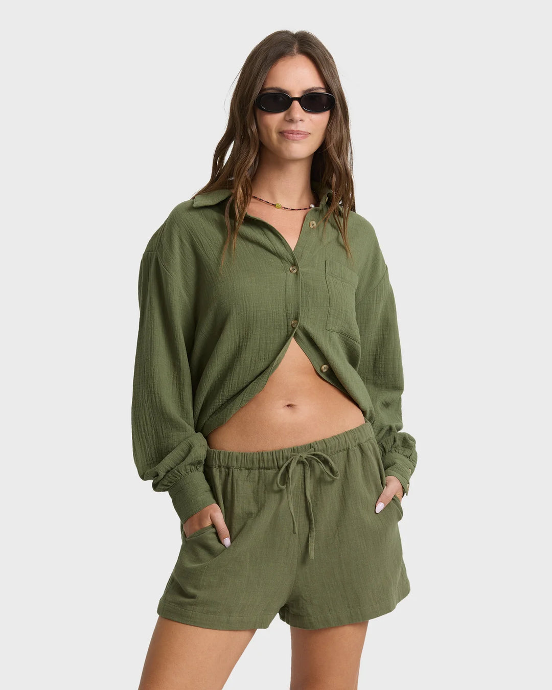 BILLABONG WANDERER WOVEN SHORT - CANTEEN (CQP0)