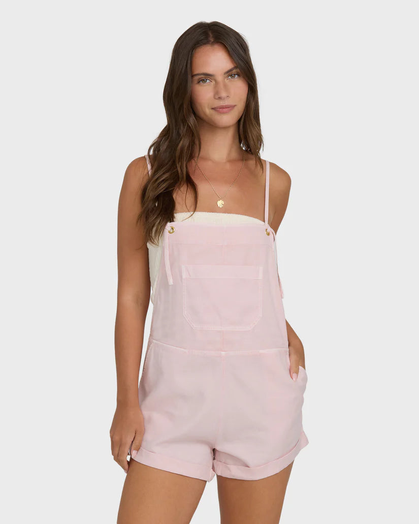 BILLABONG WILD PURSUIT WOMENS OVERALL SOLID - ROSEWATER (RSR)