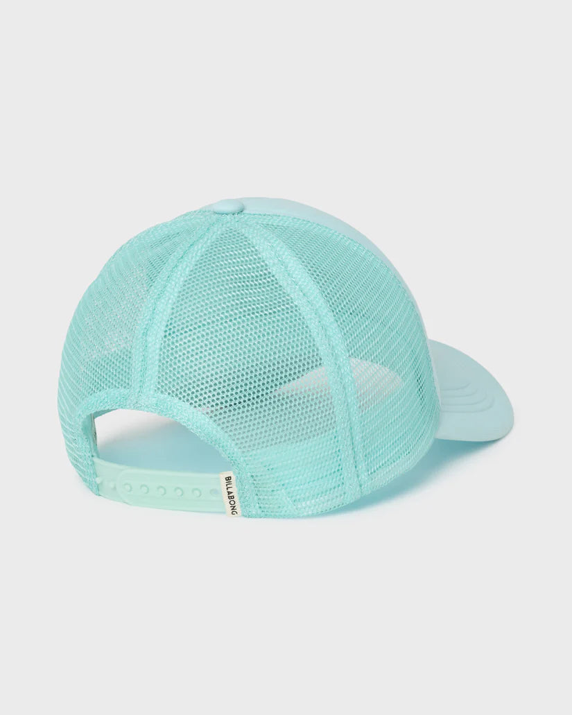 BILLABONG ACROSS WAVES WOMEN TRUCKER HI HAT - BLUE (CWR)