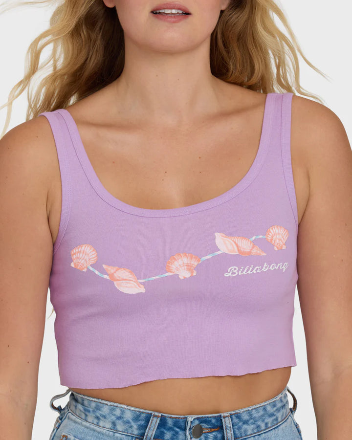BILLABONG BEACHCOMBING WOMENS TANK TOP - VINTAGE VIOLET (VGV)