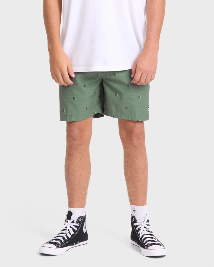 BILLABONG CROSSFIRE SUBMERSIBLE 17" WALKSHORT - LAUREL WREATH (EMR)