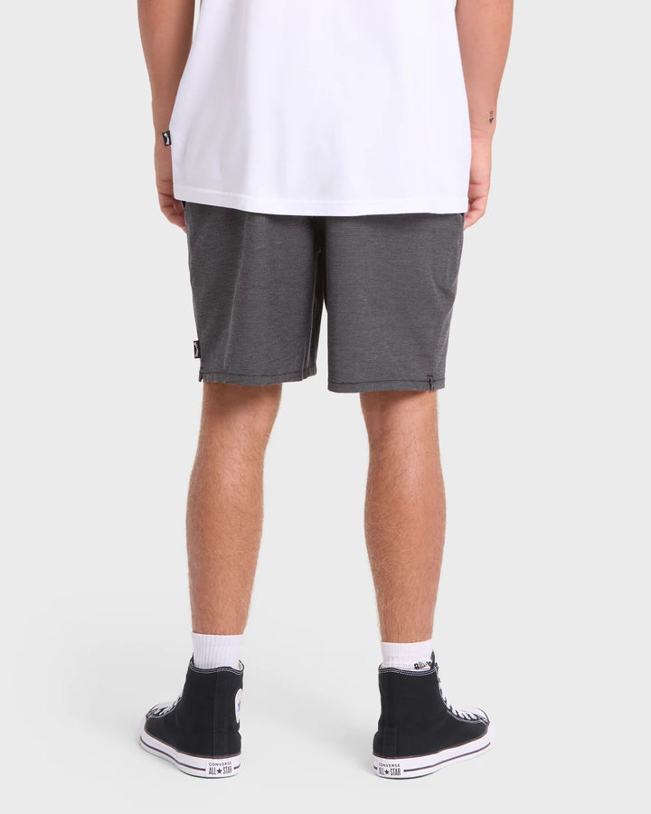BILLABONG CROSSFIRE ELASTIC WAVE SHORT - BLACK
