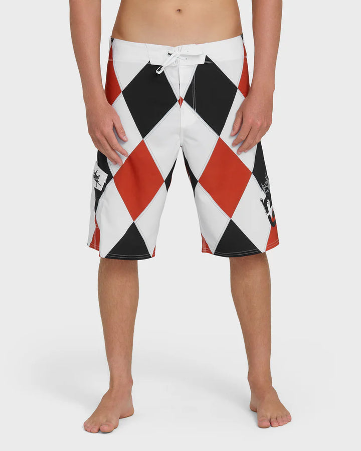 BILLABONG A.I. DIAMONDS PRO BOARDSHORT - TRUE RED (TRR)