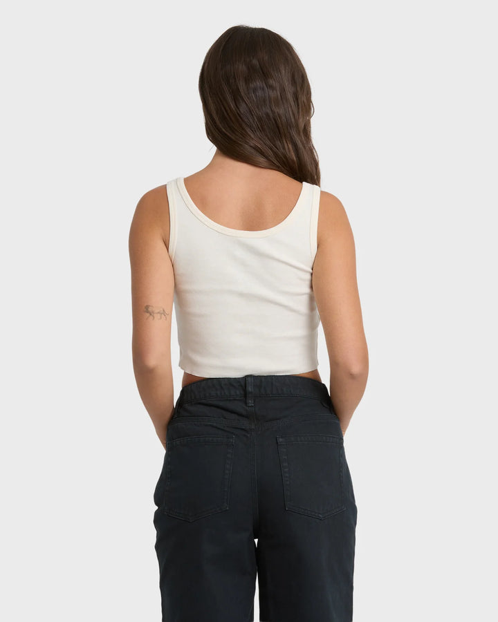 BILLABONG OUTPOST RITUAL WOMENS TANK - WHITE (WCP)