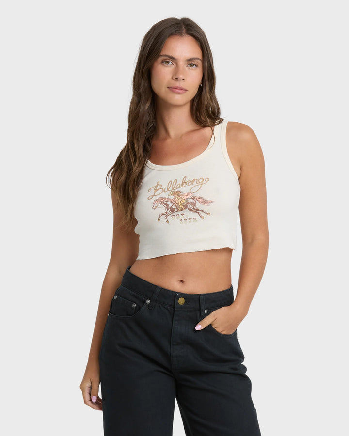 BILLABONG OUTPOST RITUAL WOMENS TANK - WHITE (WCP)
