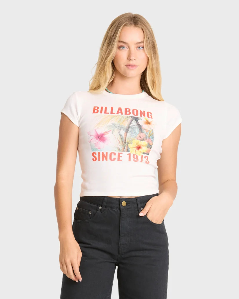 BILLABONG TAKE A MOMENT WOMENS TEE - SCS1