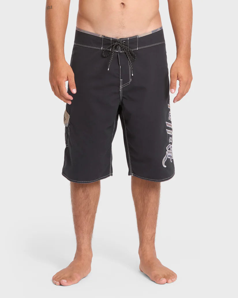 BILLABONG TEMPLE PRO BOARDSHORT - BLACK