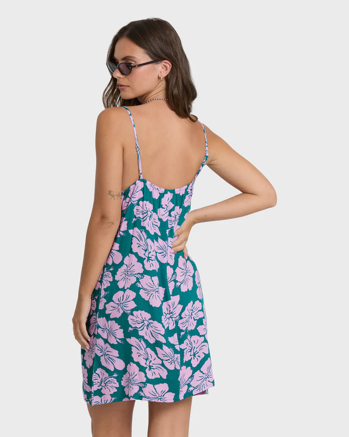 BILLABONG TIDAL CRUSH MINI DRESS - DEEP LAGOON (DLA)