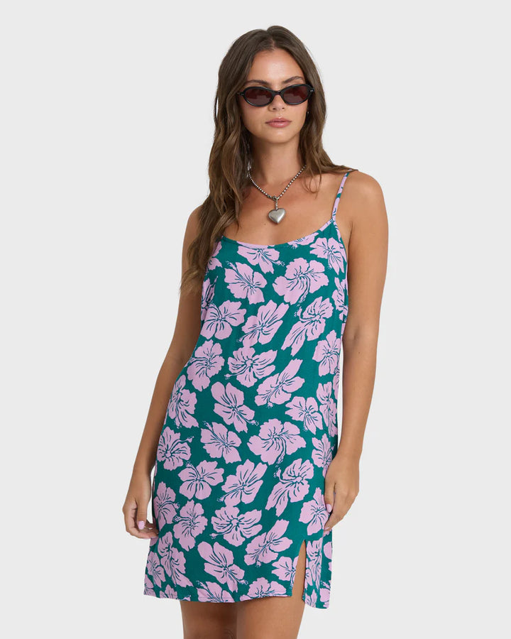 BILLABONG TIDAL CRUSH MINI DRESS - DEEP LAGOON (DLA)