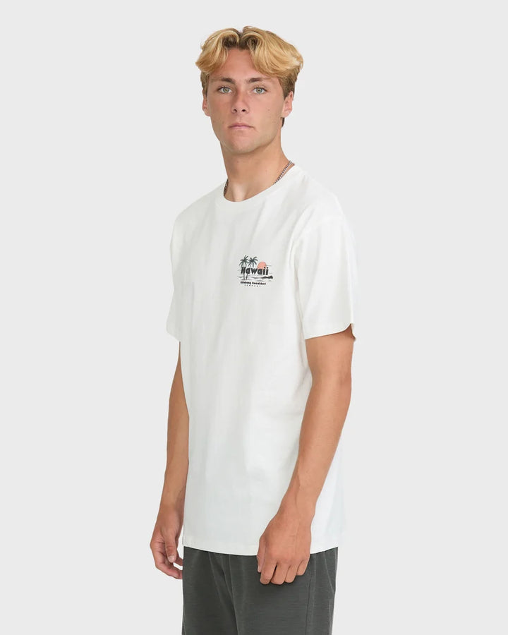 BILLABONG TOOLS DOWN HI TEE - WHITE (OFW)