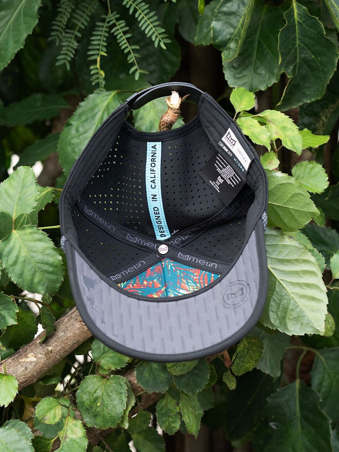 MELIN HYDRO ODYSEA WHALERS FLAG HAT - BLACK (MAUI)