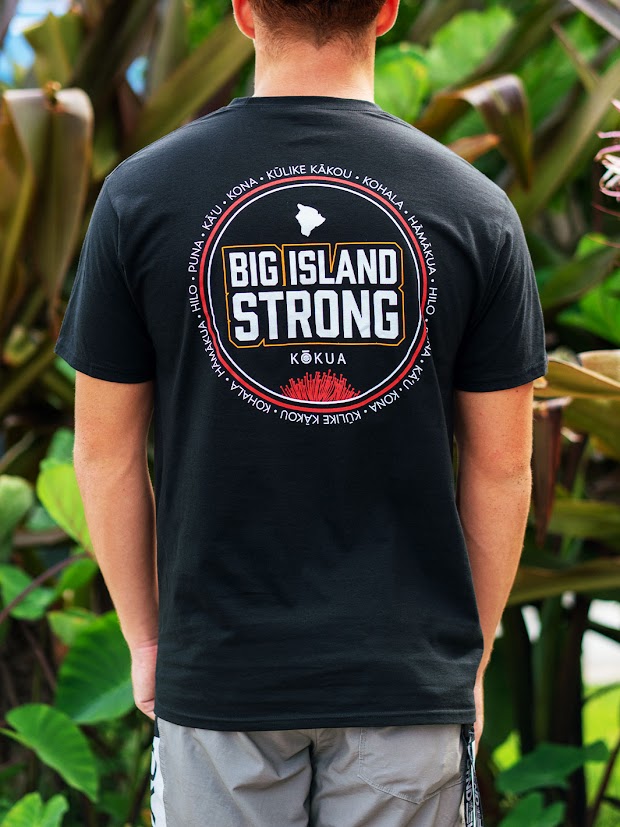 BIG ISLAND STRONG BIG BRADDAH TEE - BLACK