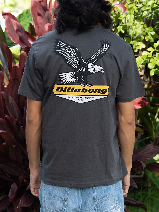 BILLABONG SNATCH TEE - RAVEN